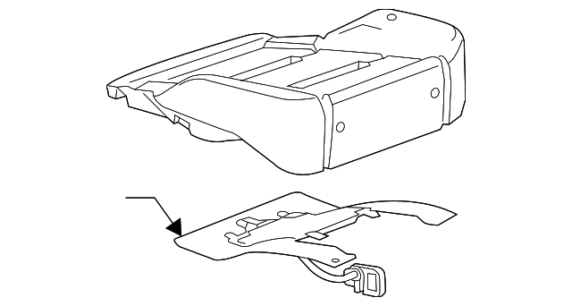 23175693 Деталь SEAT CUSHION PAD