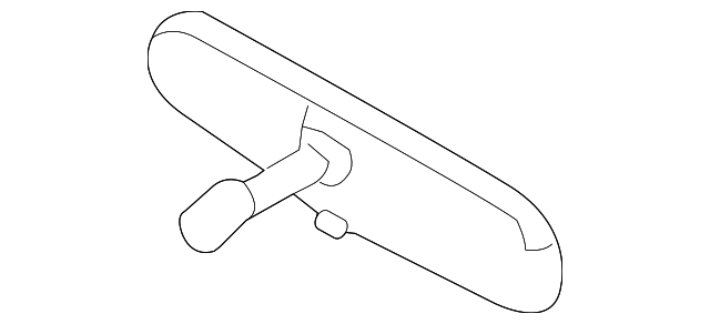 6U5Z-17700-CA MIRROR INSIDE