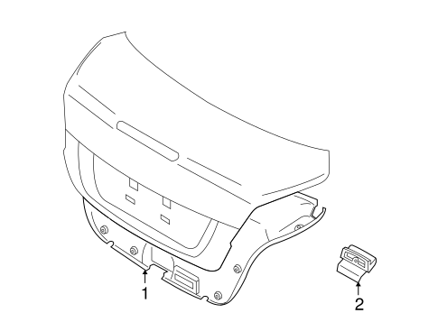 Kizashi INTERIOR TRIM - TRUNK