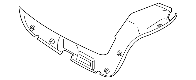 7667157L10R3F Деталь TRUNK LID TRIM