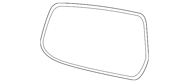 23467350 MIRROR GLASS, RIGHT
