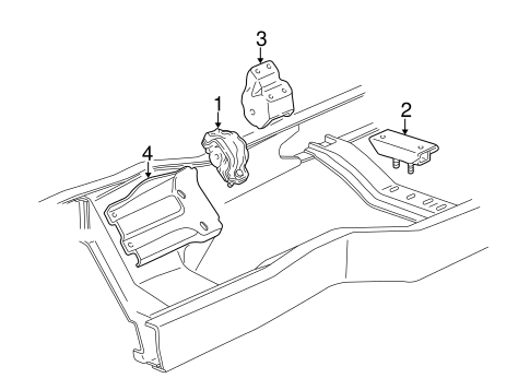 E-350 Econoline ENGINE & TRANS MOUNTING