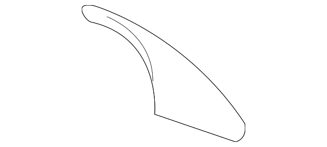 15141689 Деталь REAR COVER, LEFT