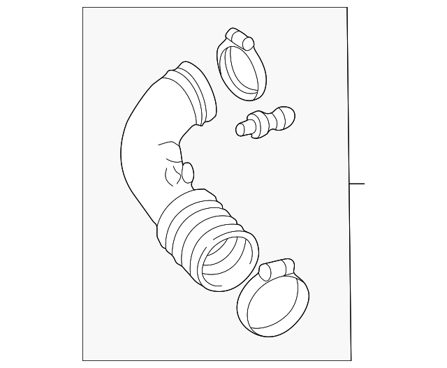 YL8Z-9B659-AE OUTLET TUBE