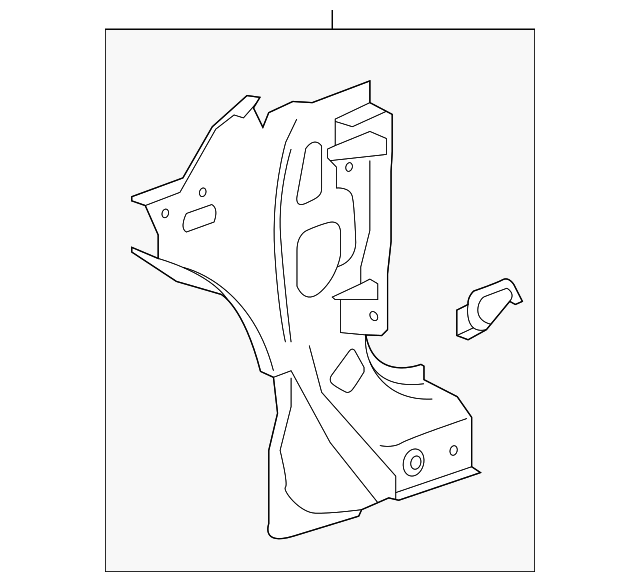 22918539 Деталь INNER HINGE PLR, LEFT
