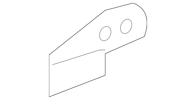 20957993 Деталь HINGE PLR REINF LOWER EXTENSION, LEFT