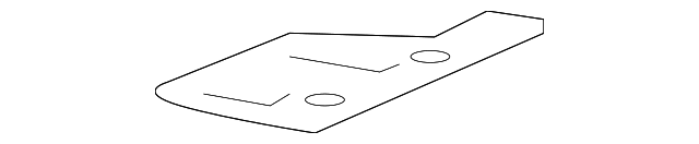 22913514 Деталь INNER HINGE PLR BAFFLE, LEFT