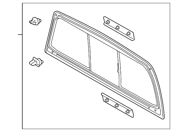 64810-0C080 Деталь BACK GLASS