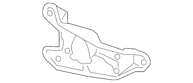 69811-0C020 Деталь WINDOW MOTOR PLATE