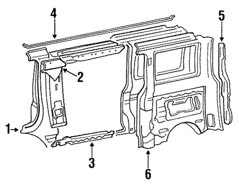 Van PILLAR & SIDE PANELS