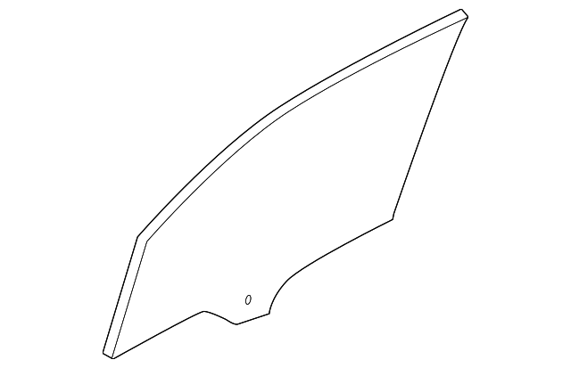15849530 Деталь DOOR GLASS, LEFT