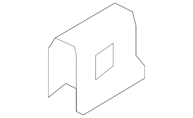 85874-3L500 Деталь FRONT SILL PLATE RETAINER, LEFT