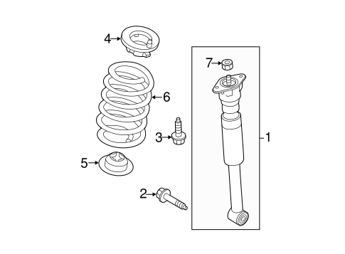 2 SHOCKS & COMPONENTS