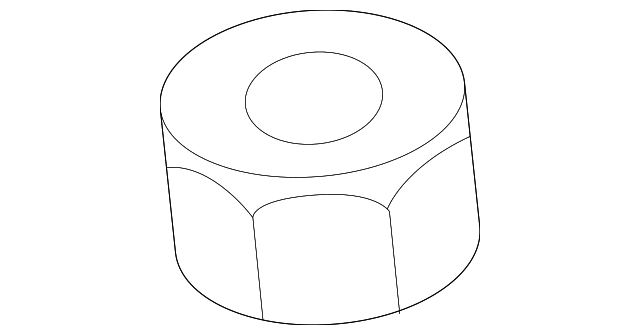 D651-28-458 Деталь TOP NUT, LEFT