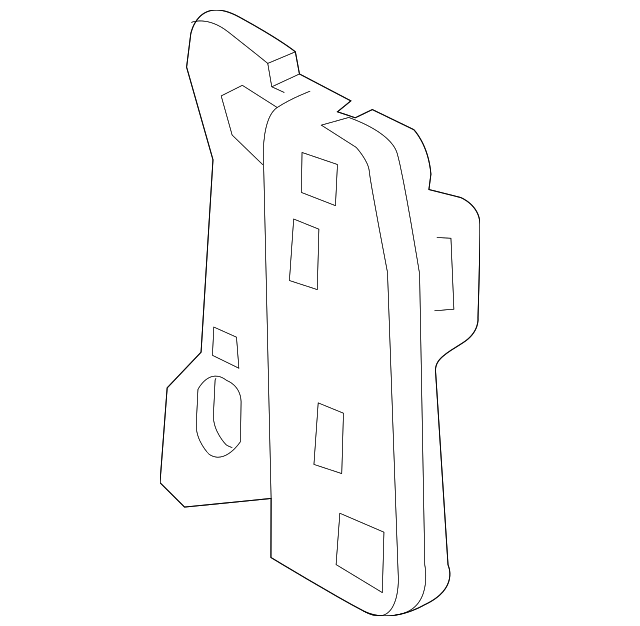 23107804 Деталь REINF BEAM BRACKET, RIGHT