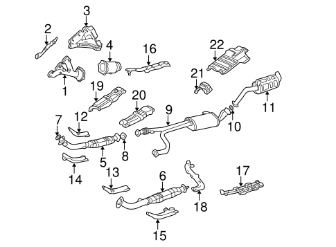 Pathfinder EXHAUST COMPONENTS