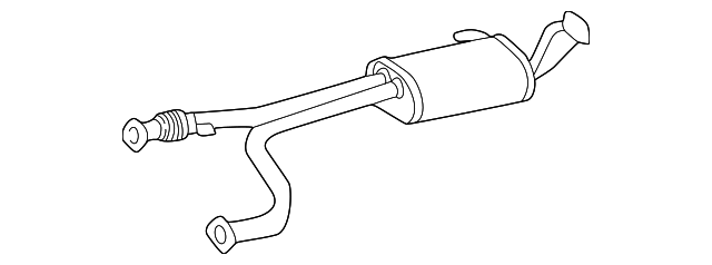 20100-2W610 Деталь MUFFLER & PIPE