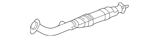 20020-1W600 Деталь FRONT PIPE, LEFT