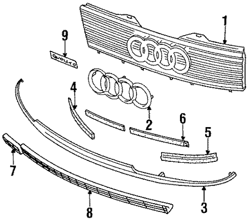 Coupe Quattro GRILLE