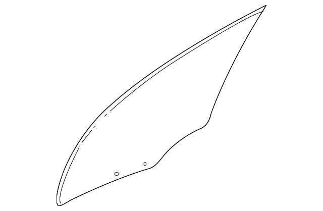 25711218 Деталь DOOR GLASS, RIGHT