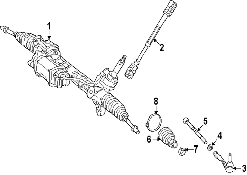 GL550 STEERING GEAR & LINKAGE