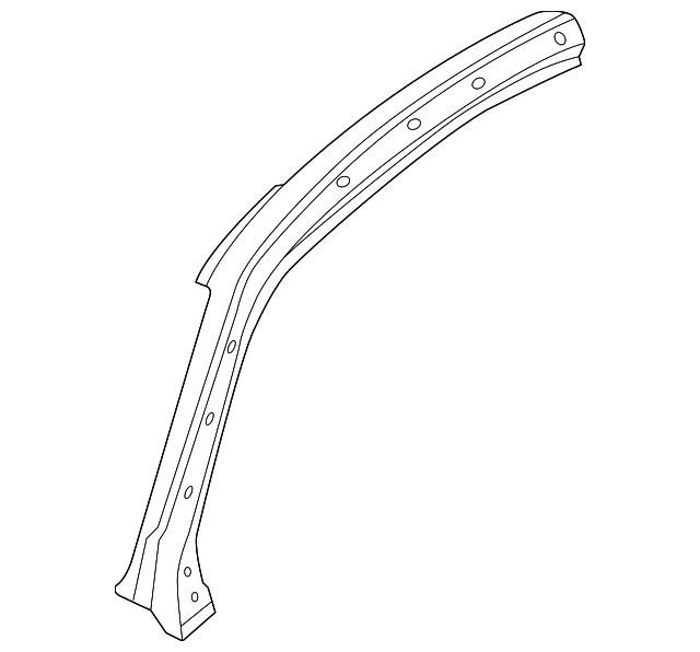 5C5-809-437 Деталь INNER RAIL, LEFT