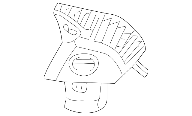 203-830-11-54-8520 Деталь DEFROSTER GRILLE, LEFT