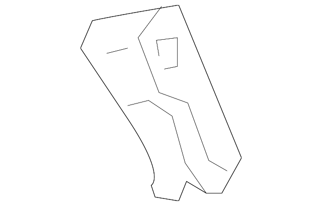 51122-AA010 Деталь BOW LOWER EXTENSION, LEFT