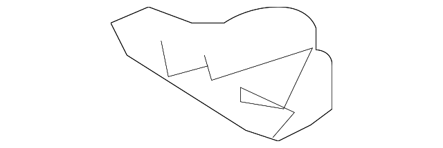 58227-AA010 Деталь BOW REINF PLATE, RIGHT