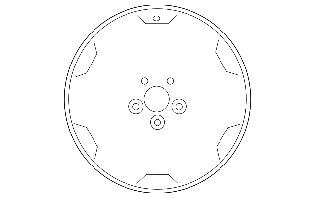 42611-07030 Деталь WHEEL, ALLOY