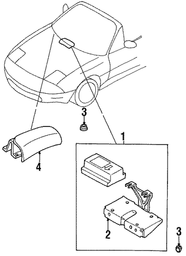 Miata AIR BAG COMPONENTS