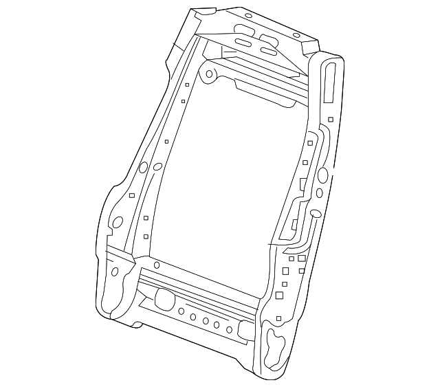 25774015 Деталь SEAT BACK FRAME