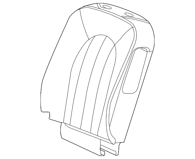 25986752 Деталь SEAT BACK COVER
