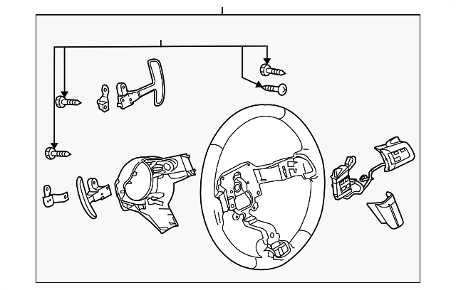 FF19-32-980 Деталь STEERING WHEEL