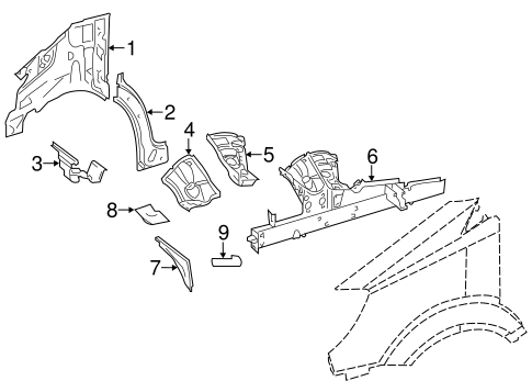 Sprinter 2500 STRUCTURAL COMPONENTS & RAILS