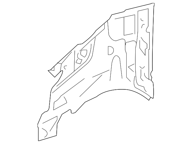 68006300AA Деталь INNER FENDER, RIGHT