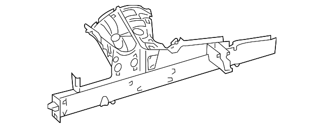 68006247AA Деталь FRONT SIDE RAIL, LEFT