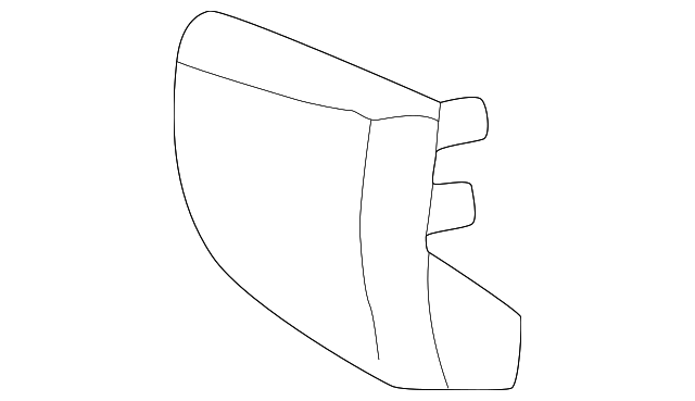 10443035 Деталь BODY SIDE MLDG, RIGHT