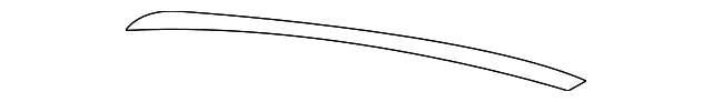 82282-ZX70A Деталь UPPER MOLDING, RIGHT