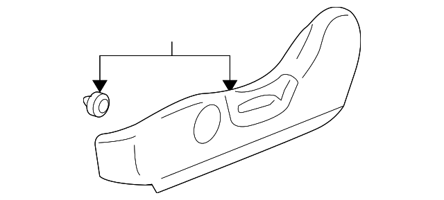 64115AG23AJC Деталь RECLINE COVER