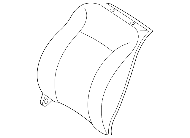 88361-FD130791 Деталь SEAT BACK COVER, LEFT