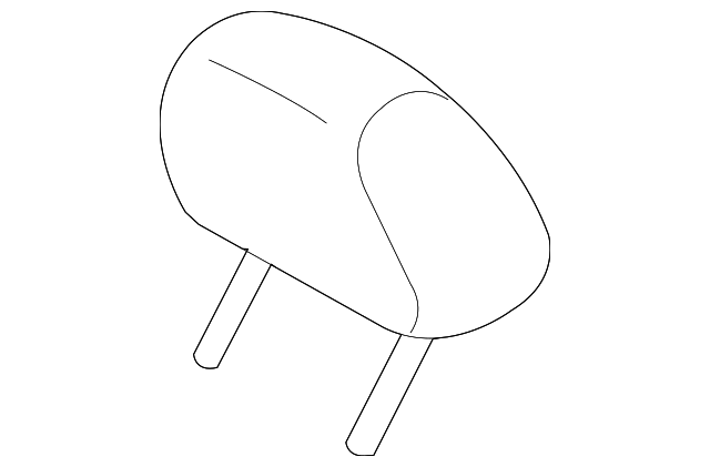 0K30B-88140081 Деталь HEADREST, LEFT