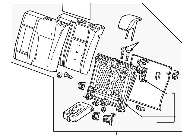 42346255 SEAT BACK ASSY