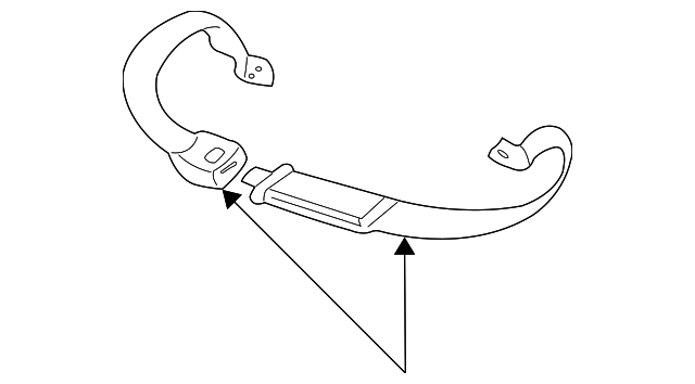 64669FA441GC Деталь LAP BELT ASSY