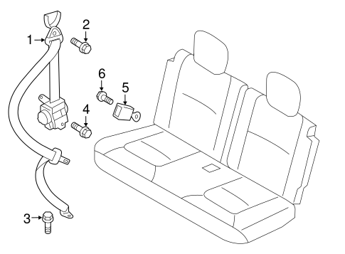 iQ REAR SEAT BELTS