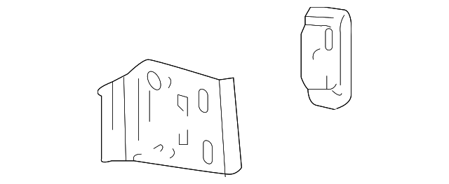 22957105 Деталь STRIKER REINF, LEFT