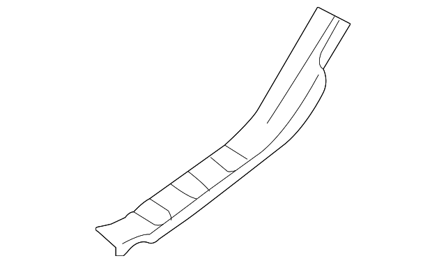 7617082Z00 Деталь REAR SILL PLATE, RIGHT