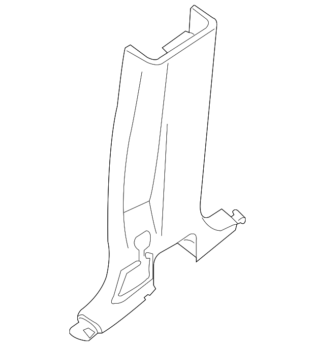 7615082Z20 Деталь LWR CTR PLR TRIM, RIGHT