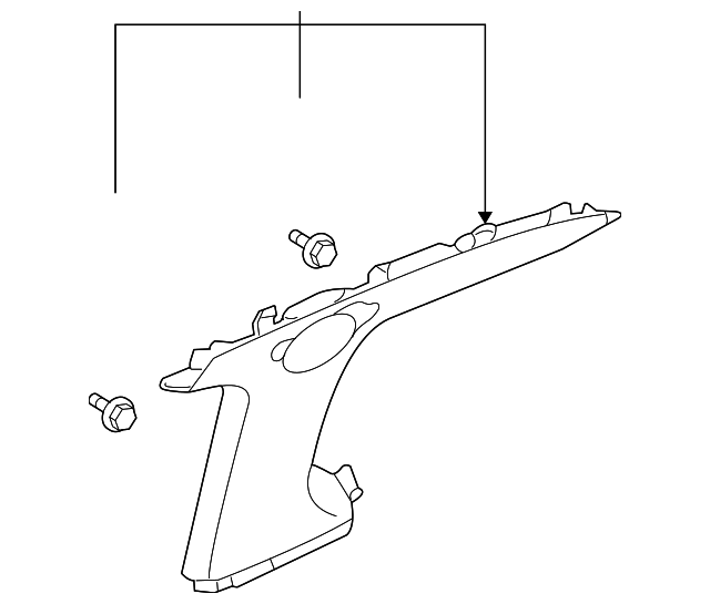 84131-SCV-A01ZA Деталь GARNISH ASSY., R. QUARTER PILLAR *NH220L