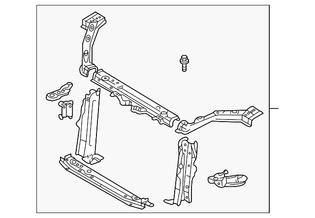 53210-52131 RADIATOR SUPPORT
